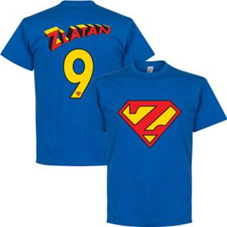 👉 Shirt royal blauw l XXL s XL XXXL m XXXXL Zlatan 9 Superman T-Shirt - 5056088172844 5056088172837 5056088172820 5056088172851 5060612200002