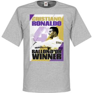 👉 Shirt Ronaldo 4 Times Ballon d'Or Winnaar Real Madrid T-Shirt
