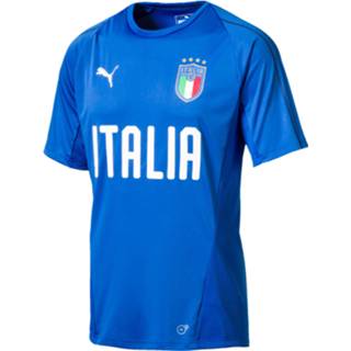 👉 Trainings shirt royal blauw m l Italië Trainingsshirt 2018-2019 - 4059504633784