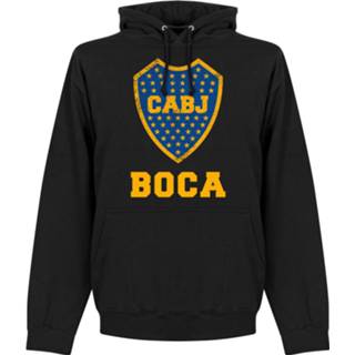 👉 Sweater XL XXL m l s zwart Boca Juniors Logo Hooded - 5056146353703 5056146353697 5056146353680 5056146353710 5056146353727