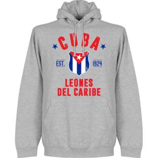 👉 Sweater grijs Cuba Established Hooded -