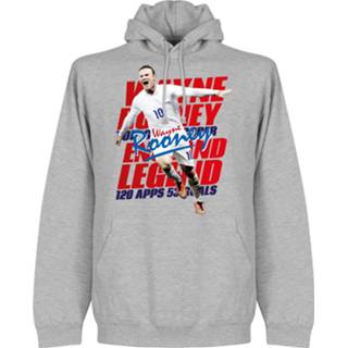 👉 Sweater grijs Rooney Engeland Legend Hooded -