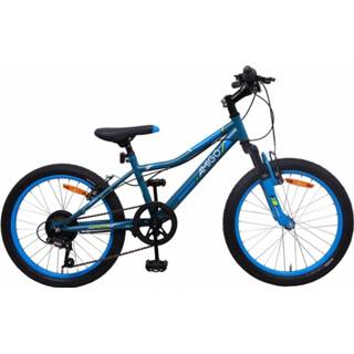 👉 Blauw staal jongens AMIGO Attack 18 Inch 26 cm 6V V Brake 8719817991716