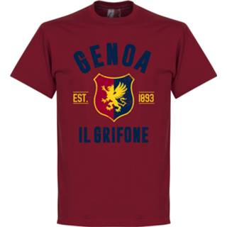 👉 Shirt s XL kastanje bruin m XXL l bordeaux rood Genoa Established T-Shirt - 5059067027012 5059067027005 5059067026992 5059067027029 5059067027036
