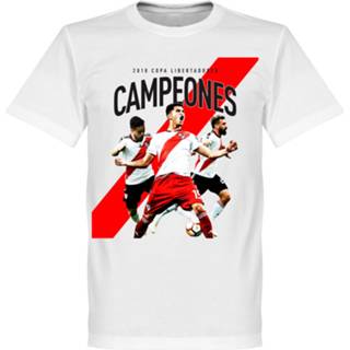 Shirt wit River Plate Copa Libertadores Campeones 2018 T-Shirt -