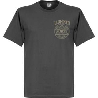 👉 Print T shirt s l XXL m XL ecru grijs Illuminati Pocket T-Shirt - Donker 5059067052342 5059067052335 5059067052328 5059067052359 5059067052366