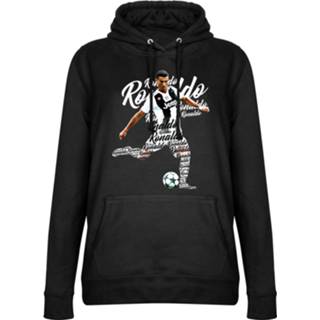 👉 Sweater zwart vrouwen Ronaldo Script Dames Hooded -