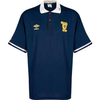 👉 Shirt Navy Blauw XL Umbro Schotland Thuis 1989-1991 - Maat