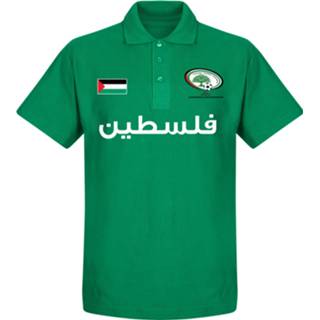 👉 Poloshirt groen Palestine Team Polo Shirt -