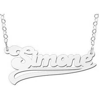 👉 Naamketting zilveren Names4ever Simone Stijl