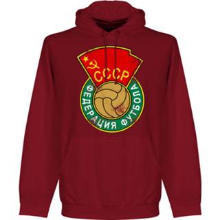 👉 Hoodie rood kastanje bruin CCCP - Bordaux