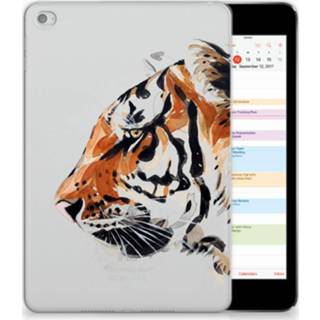 👉 Tablethoes Apple iPad Mini 4 | 5 (2019) Watercolor Tiger 8720091801189