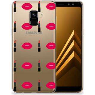 👉 Lippenstift Samsung Galaxy A8 Plus (2018) TPU bumper Lipstick Kiss 8720091834170