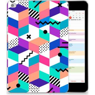 👉 Houten blok Apple iPad Mini 4 | 5 (2019) Back Cover Blokken Kleurrijk 8720091885493