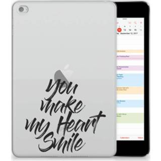 👉 Apple iPad Mini 4 | 5 (2019) Back cover met naam Heart Smile 8720091009851