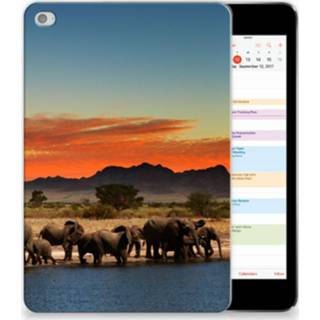 👉 Apple iPad Mini 4 | 5 (2019) Back Case Olifanten 8720091024618