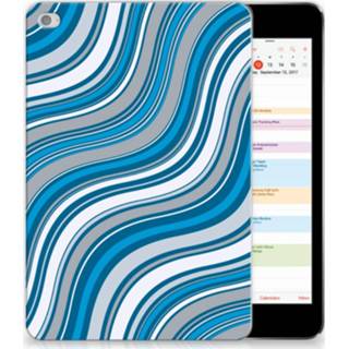 👉 Blauw Apple iPad Mini 4 | 5 (2019) Hippe Hoes Waves Blue 8720091028807