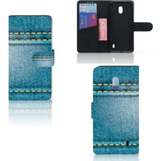 👉 Portemonnee Nokia 2.2 Wallet Case met Pasjes Jeans 8720091060449