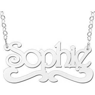 👉 Naamketting zilveren Names4ever Sophie Stijl