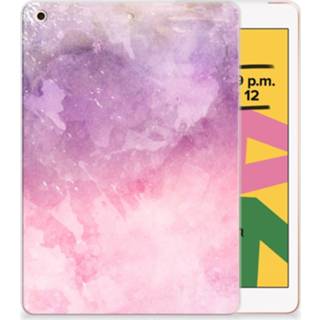 👉 Tablethoes roze purper Apple iPad 10.2 (2019) Pink Purple Paint 8720091087125