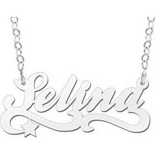 Names4ever Selina Stijl Zilveren Naamketting