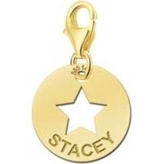 👉 Naambedel goud Names4ever Ronde met Ster / GNB04