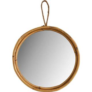 Spiegel riet naturel in rotan frame - ⌀30 cm 8716963065988