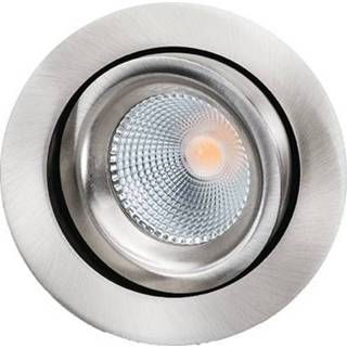 👉 Inbouwspot staal LED 7W 4000K 620 lumen Geb. dimbaar SG Junistar LUX Isosafe Indoor 902523 7021989025238