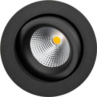 👉 Inbouwspot zwart LED 7W 3000K mat draai en kantelbaar outdoor SG JUNISTAR LUX ISOSAFE 7021989025252