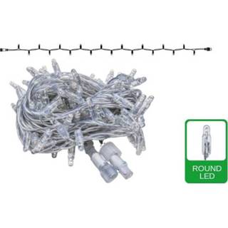 👉 Wit transparante LED string 6 meter 60 2400K extra warm 4.6W 36V systeem kabel Nieuw