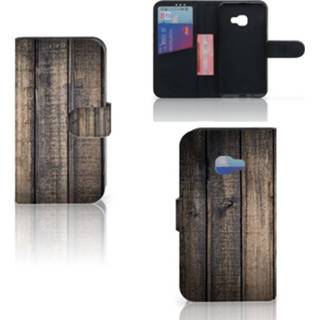 👉 Samsung Galaxy Xcover 4 | Xcover 4s Book Style Case Steigerhout