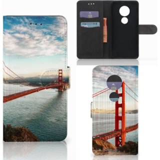 Flipcover Motorola Moto E5 Play Flip Cover Golden Gate Bridge 8718894460481