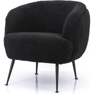 👉 Fauteuil wit polyester By-Boo 'Babe', kleur