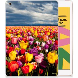👉 Siliconen hoesje Apple iPad 10.2 (2019) Tulpen 8720091597167