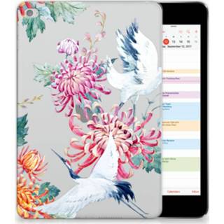 👉 Apple iPad Mini 4 | 5 (2019) Back Case Bird Flowers 8720091685352