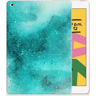 👉 Tablethoes blauw Apple iPad 10.2 (2019) Painting Blue 8720091153660
