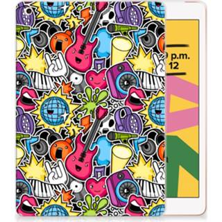 👉 Siliconen hoesje Apple iPad 10.2 (2019) Leuke Hoes Punk Rock 8720091180949