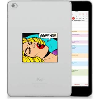 👉 Siliconen hoesje Apple iPad Mini 4 | 5 (2019) Leuke Hoes Popart Oh Yes 8720091221284