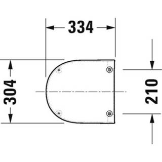 👉 Wit Duravit Me By Starck urinoirdeksel softclose mat 4053424892412