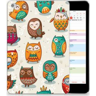 👉 Apple iPad Mini 4 | 5 (2019) Back Case Vrolijke Uilen 8720091385023