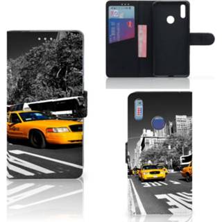 👉 Flipcover Huawei Y7 (2019) Flip Cover New York Taxi 8720091903272