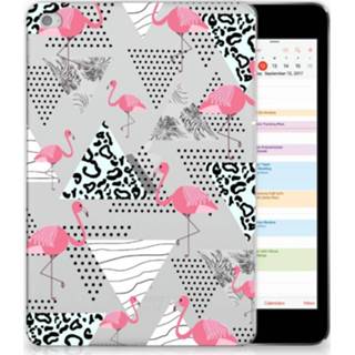 👉 Apple iPad Mini 4 | Mini 5 (2019) Back Case Flamingo Triangle