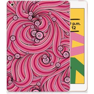 👉 Tablethoes roze Apple iPad 10.2 (2019) Swirl Pink 8720091976405
