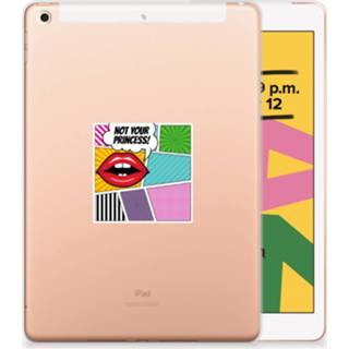 👉 Siliconen hoesje Apple iPad 10.2 (2019) Leuke Hoes Popart Princess 8720091987814