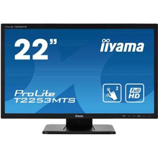 👉 Touchscreen monitor Iiyama T2253MTS-B1 54.6 cm (21.5 inch) Energielabel A (A+ - F) 1920 x 1080 pix Full HD DisplayPort, HDMI, USB, VGA, Hoofdtelefoonaansluiting 4948570116492