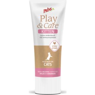 👉 Kattensnack Prins Play&Care Kitten - Kip 75 g 8713595321161