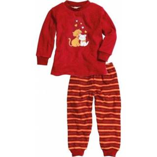 👉 Pyjama rood katoen 116 meisjes Playshoes katten maat 4010952391299