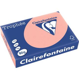 👉 Pastel Clairefontaine Trophée A4, 80 g, 500 vel, perzik 3329680197006
