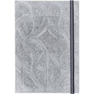 👉 Zilver Paseo Silver Embossed Notebook A5 - Christian Lacroix 9780735350441
