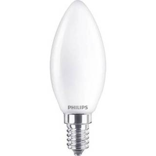 Ledlamp Philips LED-lamp Energielabel: A++ (A++ - E) E14 Kaars 4.3 W = 40 Koudwit (Ã x l) 3.5 cm Niet dimbaar 1 stuks 8718699648343